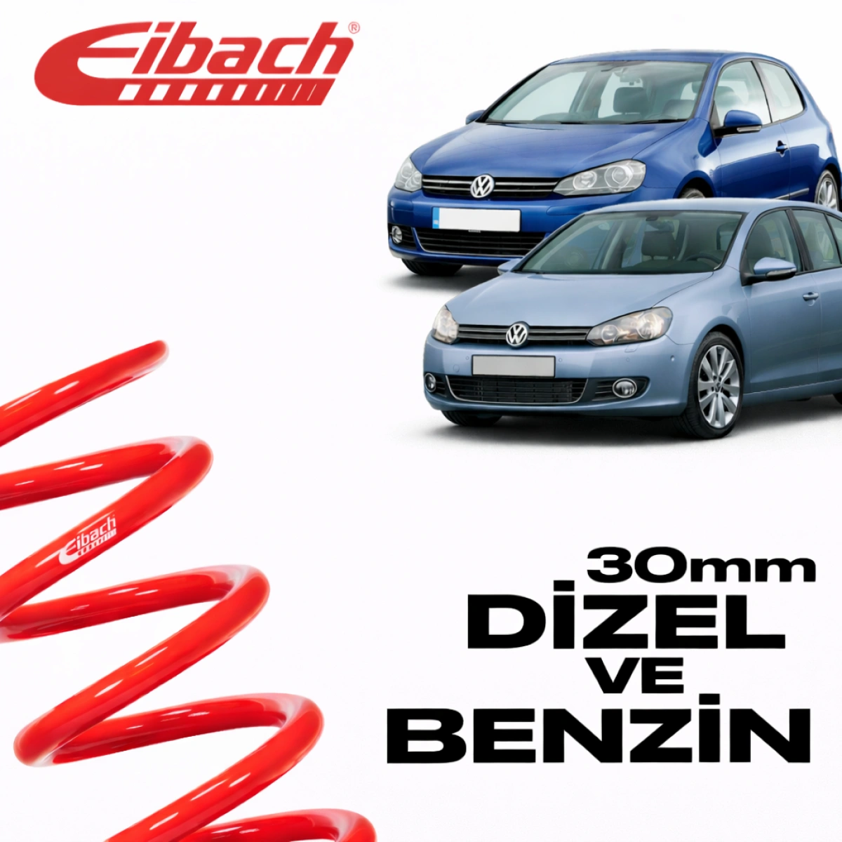Eibach Volkswagen Golf V - Golf VI Pro-Kit 30 MM E10-85-022-02-22 Spor Helezon Yay