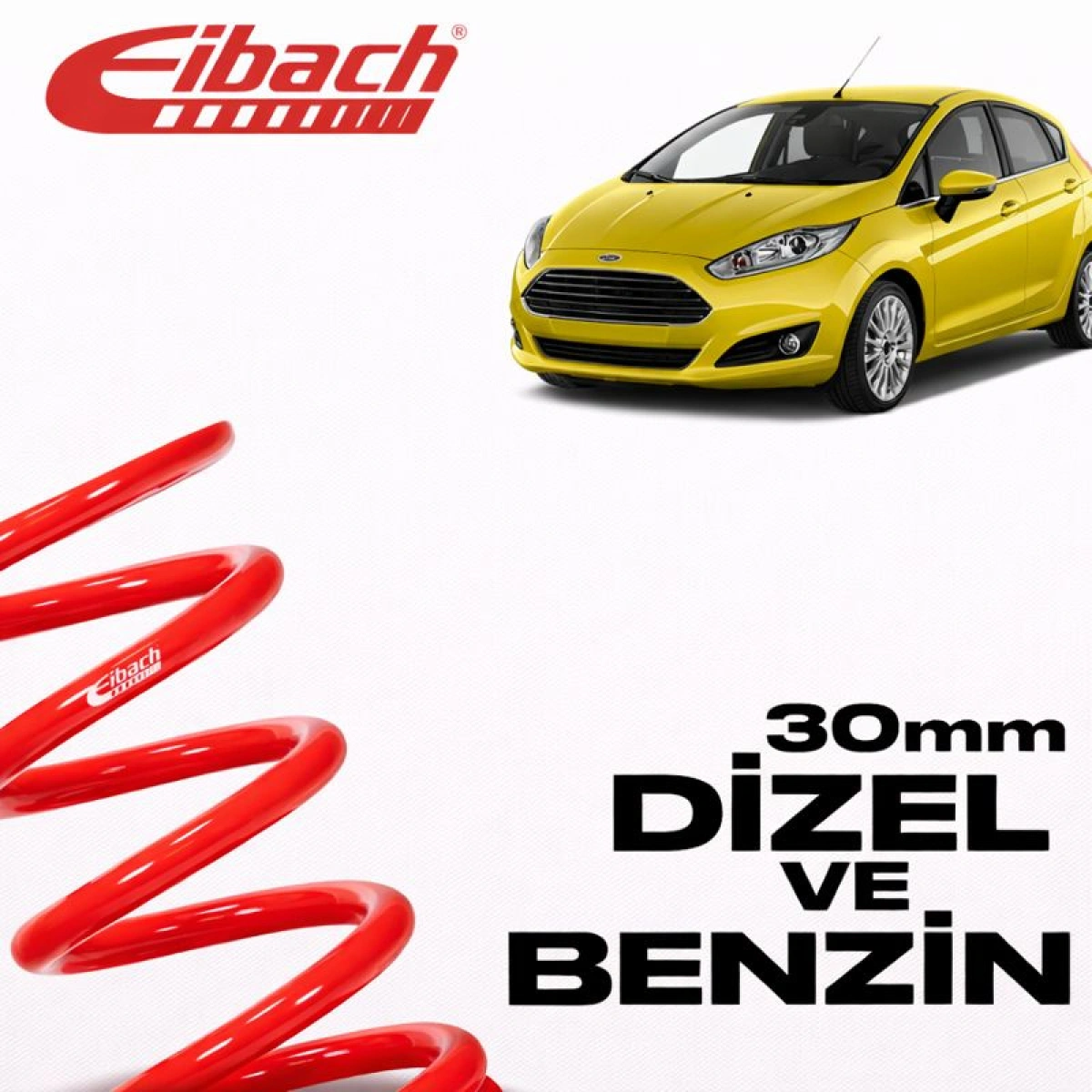 Eibach Ford Fiesta Mk6-Mk7 Tdcı  Pro-Kit 30 Mm E10-35-020-02-22 Spor Helezon Yay