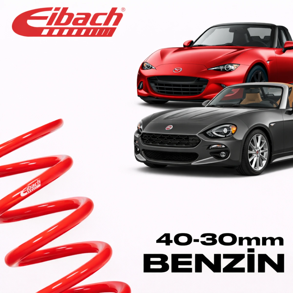 Eibach Mazda MX-5 ND - Fiat 124 Spider Sportline 40 MM / 30 MM E20-55-019-01-22 Spor Helezon Yay