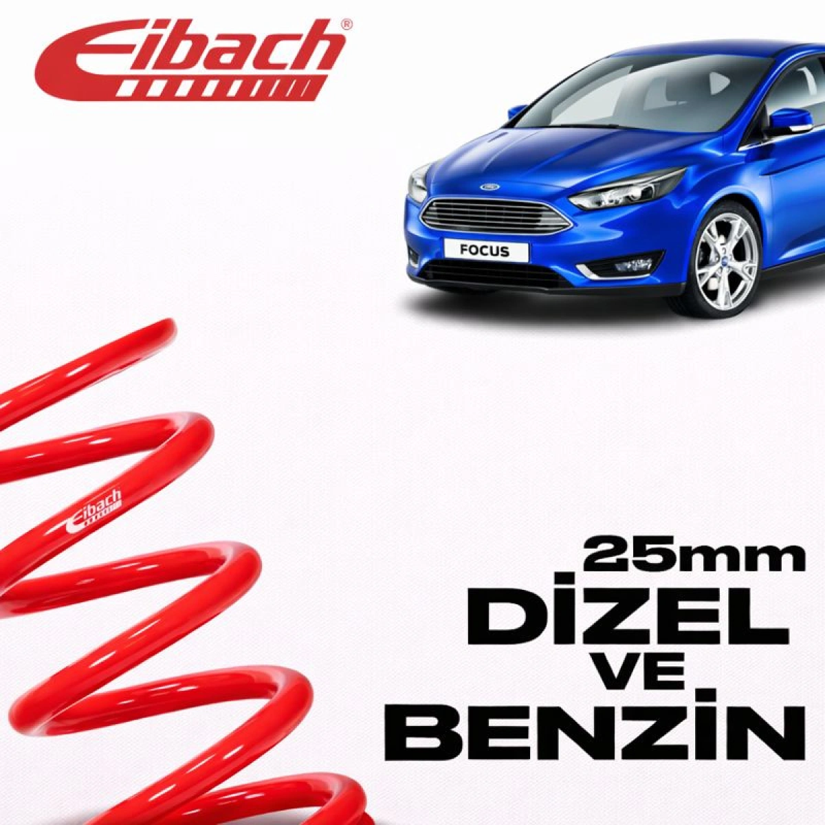 Eibach Ford Focus 3 Facelift Pro-Kit 25 Mm E10-35-023-07-22 Spor Helezon Yay