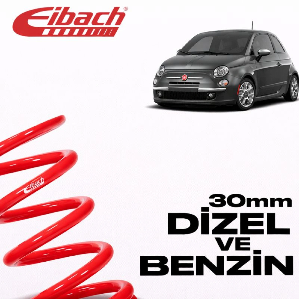 Eibach Fiat 500 Pro-Kit 30 MM E10-30-013-01-22 Spor Helezon Yay