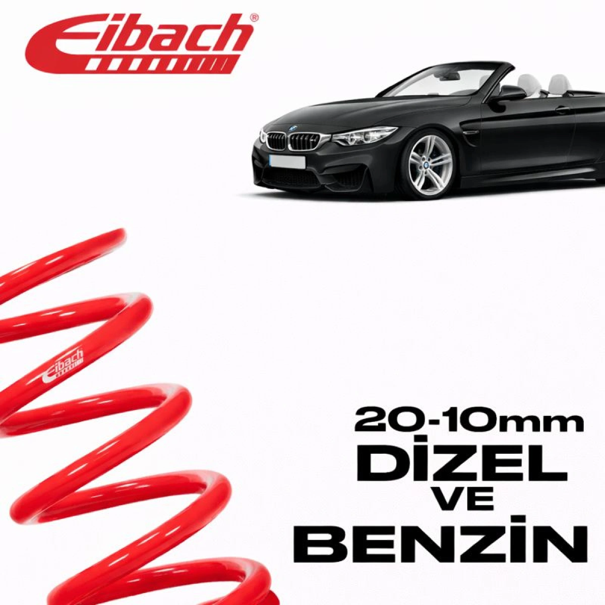 Eibach Bmw 4 Serisi Cabrio F33 20 Mm / 10 Mm E10-20-031-07-22 Spor Helezon Yay