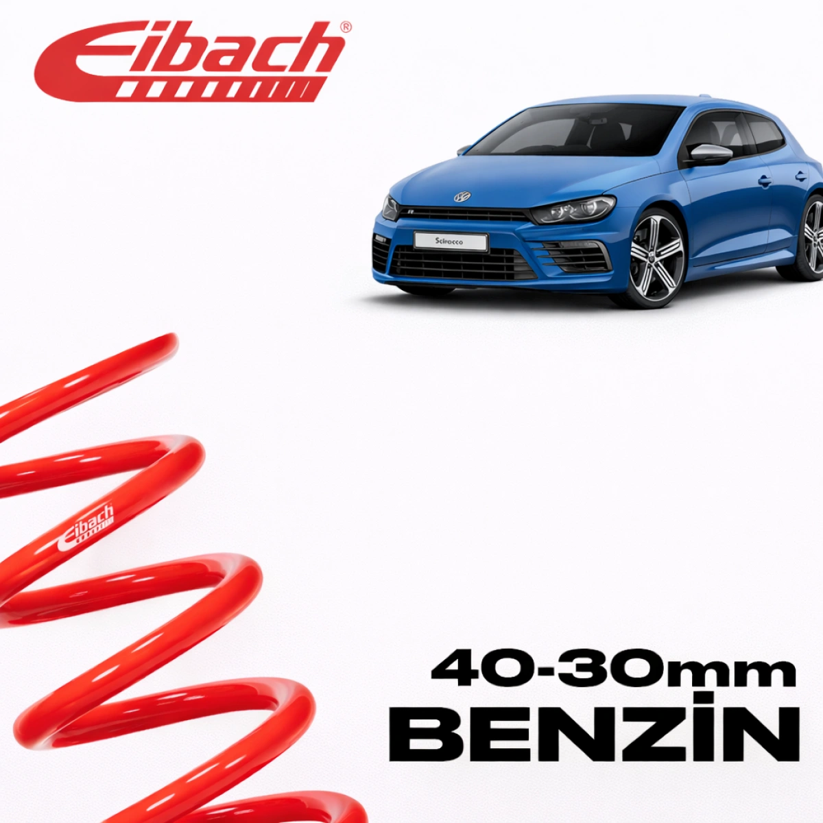 Eibach Volkswagen Scirocco Sportline 40 MM / 30 MM E20-85-021-01-22 Spor Helezon Yay
