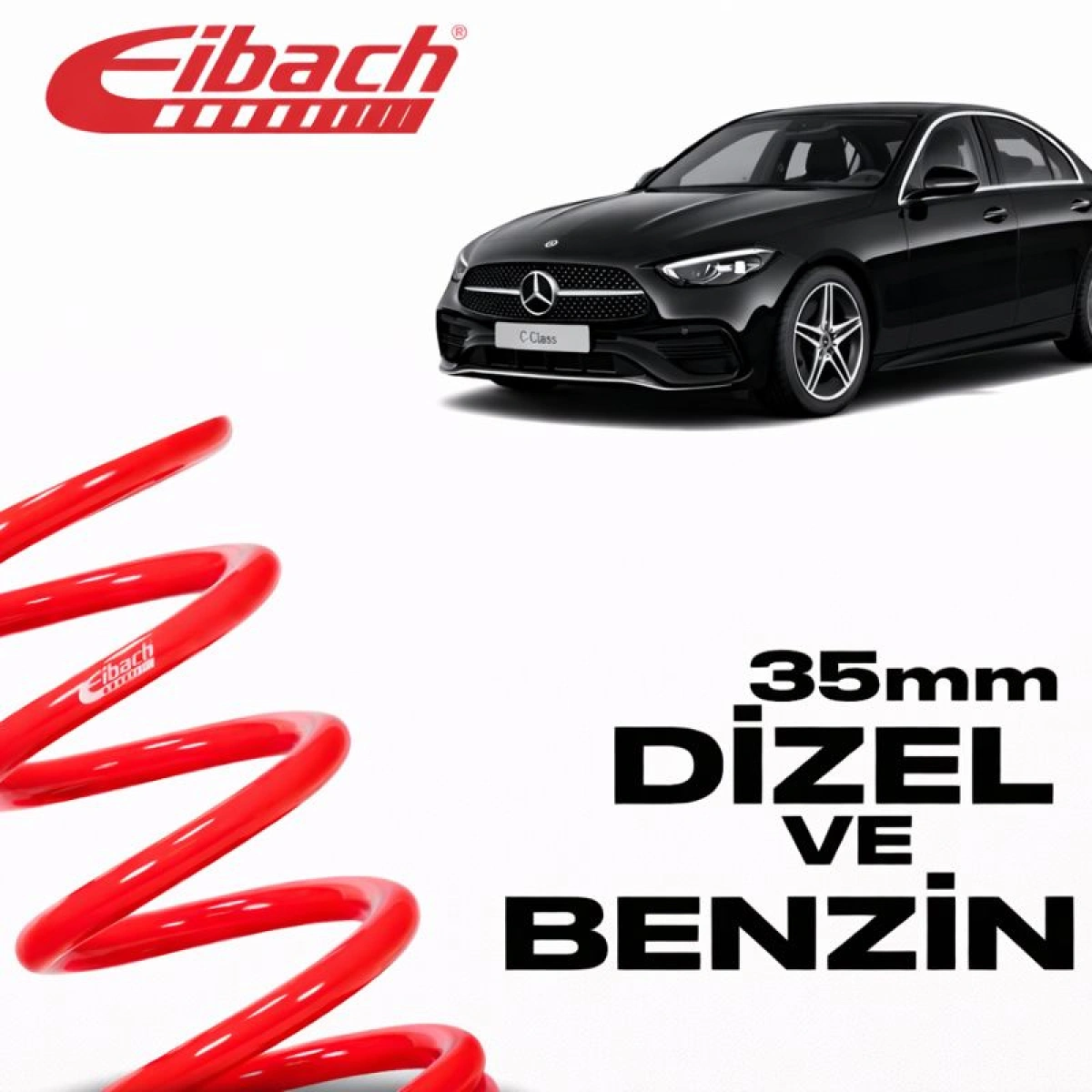 Eibach Mercedes C-Klasse (W206); Pro-Kit 35 MM E10-25-048-05-22 Spor Helezon Yay