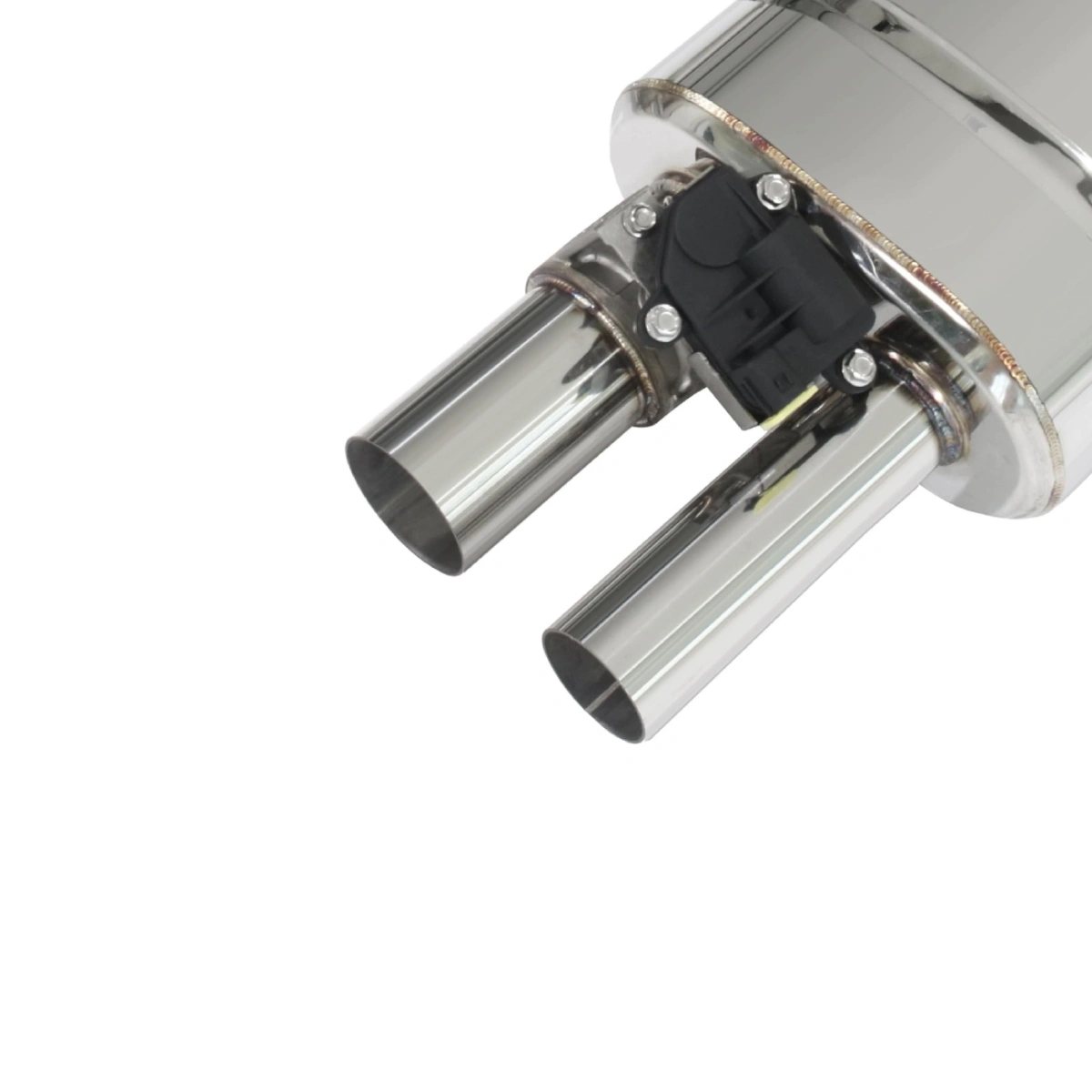 Universal 63mm Elektrikli Egzoz Susturucusu Kumandalı 2'li Set