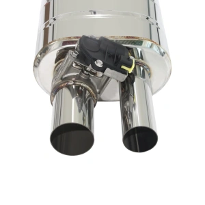 Universal 63mm Elektrikli Egzoz Susturucusu Kumandalı 2'li Set