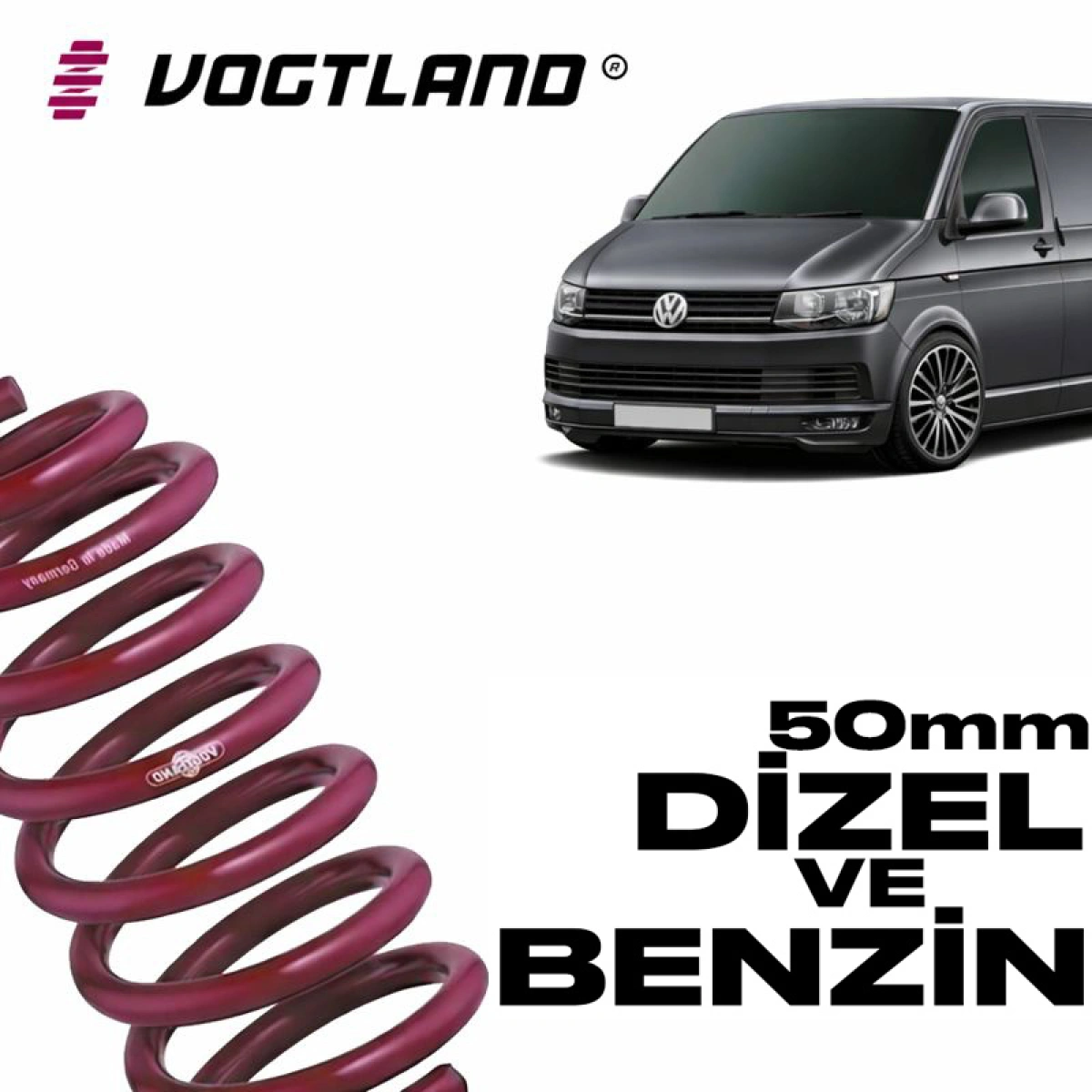 Vogtland 956129 Volkswagen Transporter T6 50mm Spor Yay