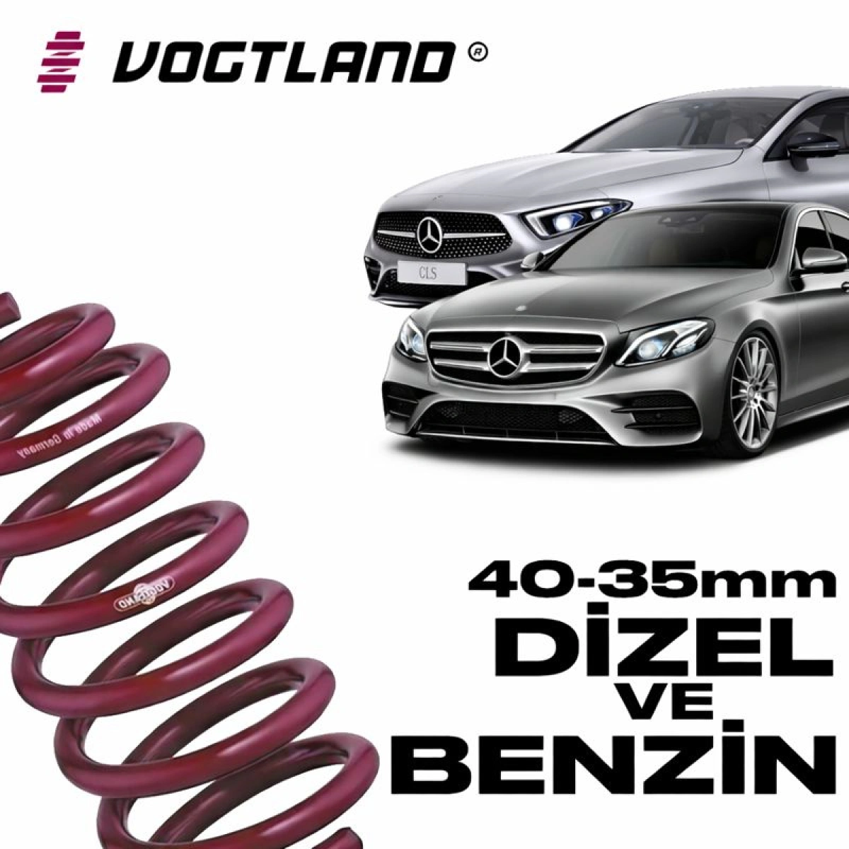 Vogtland 952213 Mercedes W213 E Serisi-C257 Cls 40-35mm Spor Yay