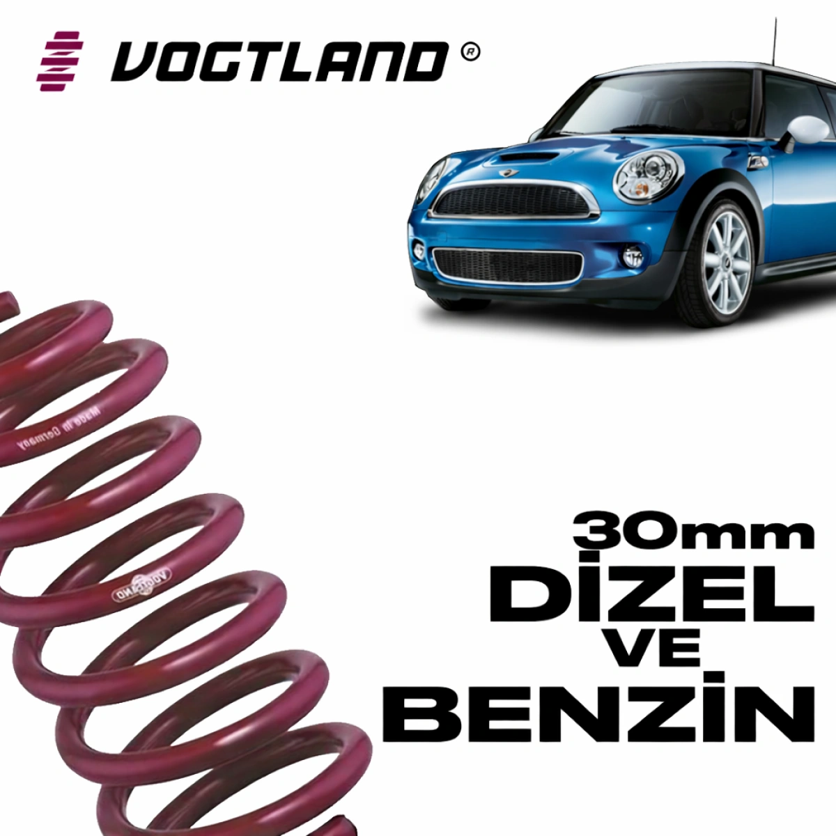 Vogtland 951047 Mini R55 - R56 - R58 - R59 30 mm Spor Yay