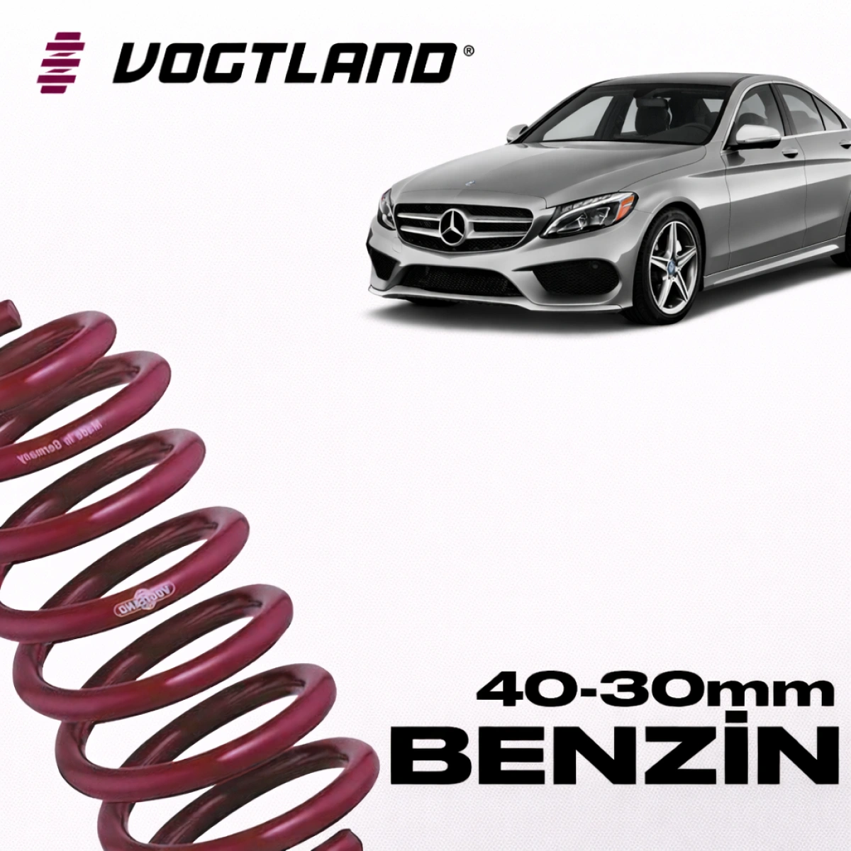Vogtland 952204 Mercedes W205 Benzinli 40-30mm Spor Yay