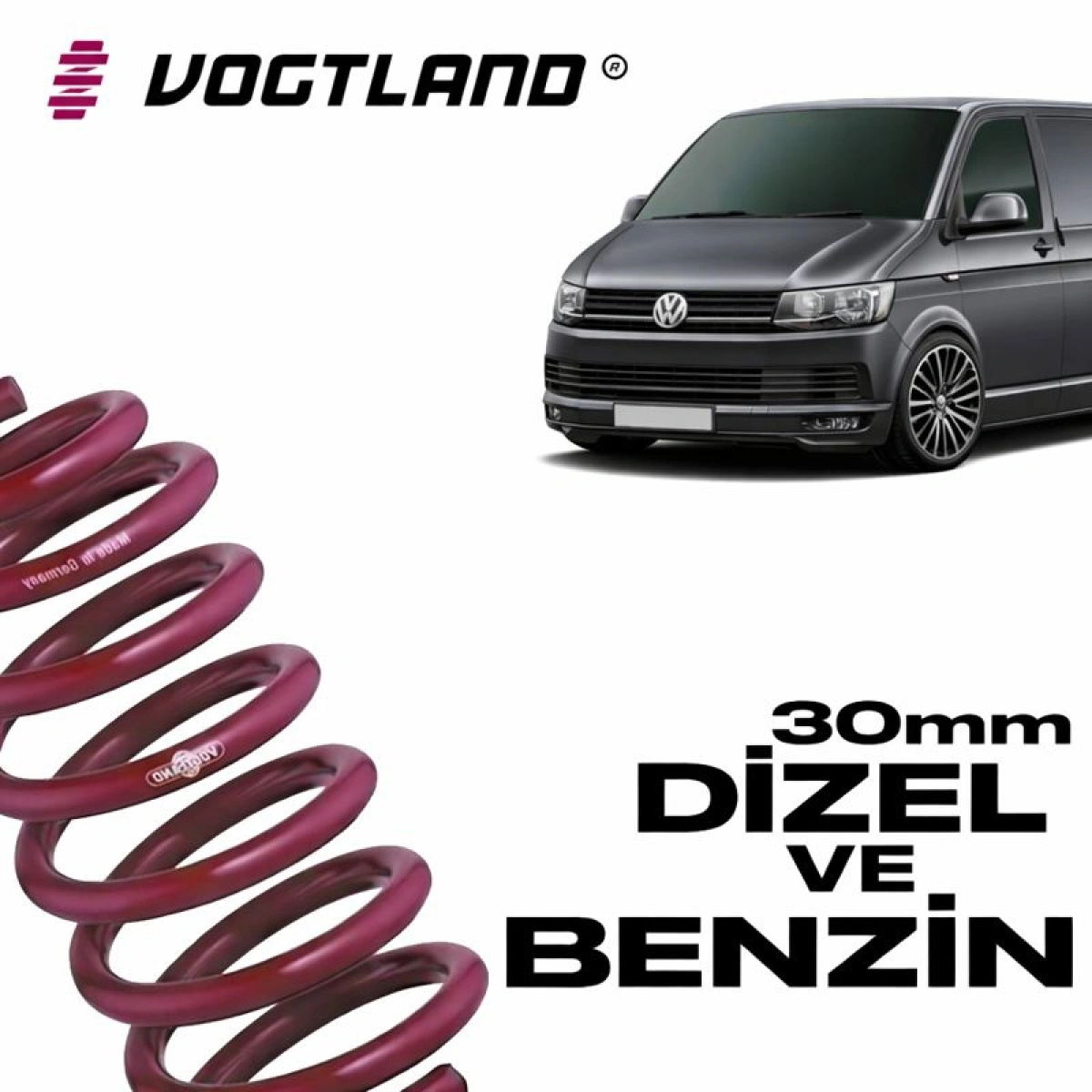Vogtland 956119 Volkswagen Transporter T6 30mm Spor Yay