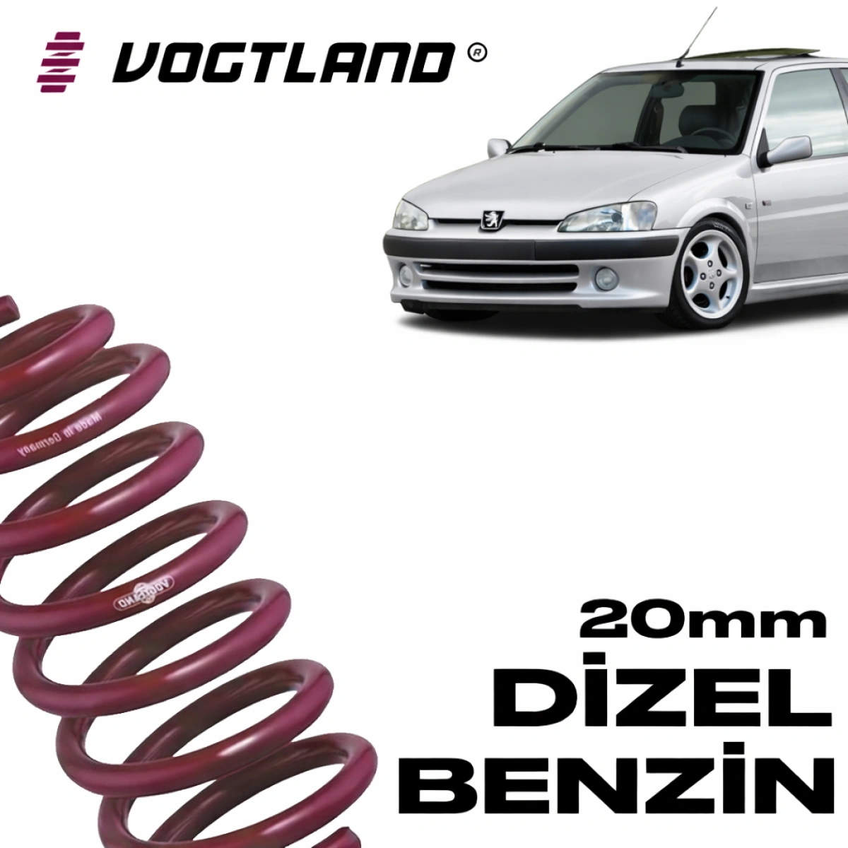 Vogtland 950170 Peugeot 106 GTI 20 mm Spor Yay