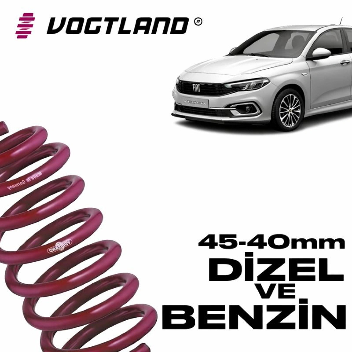 Vogtland 954033 Fiat Egea 45-40mm Spor Yay