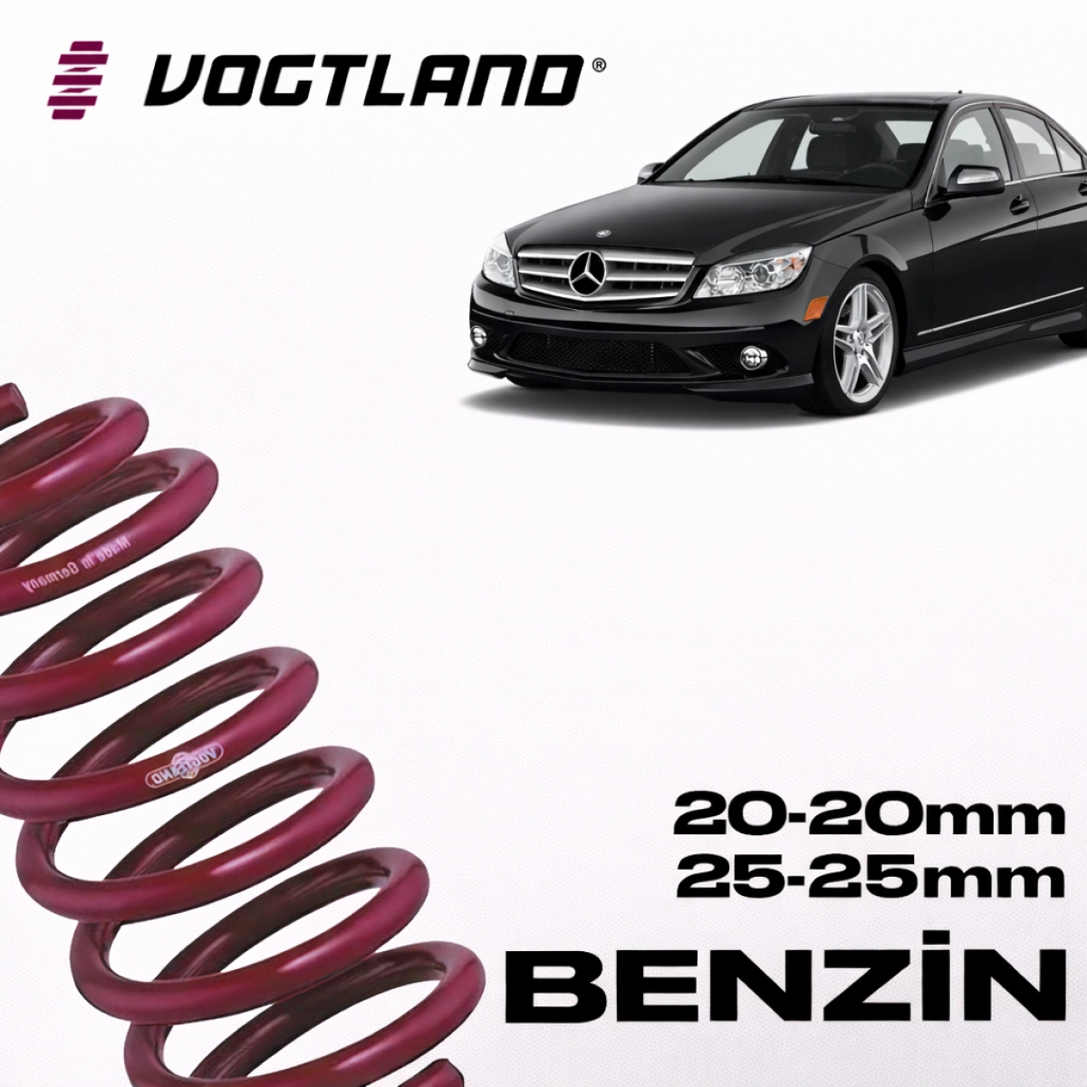 Vogtland 952048 Mercedes W204-W207 25-25mm 20-20mm Spor Yay