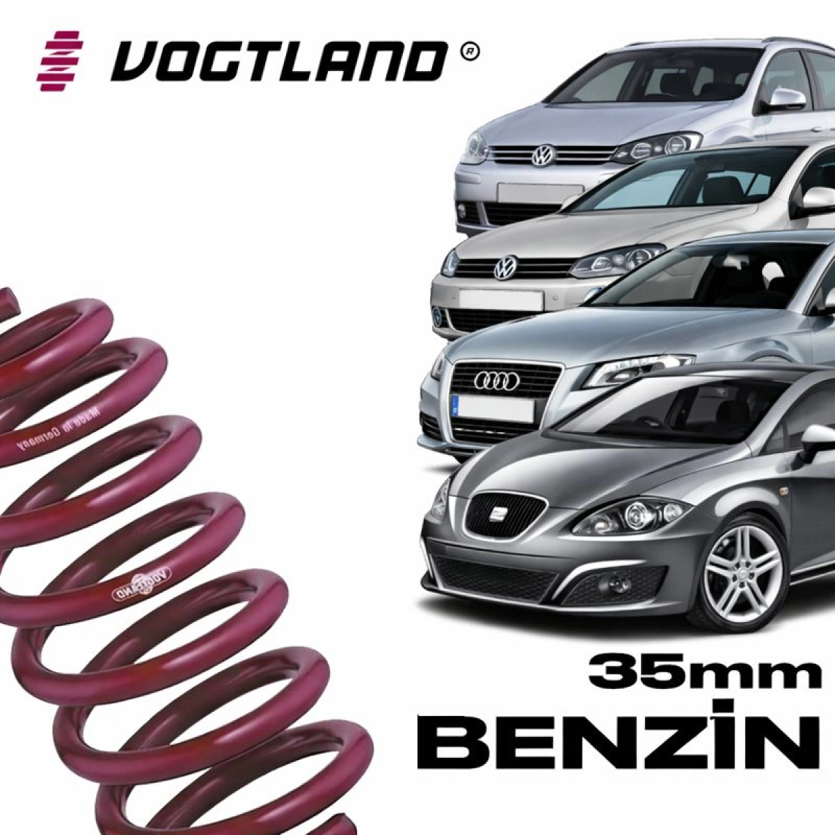 Vogtland 956032 Volkswagen Golf 5-Golf 6-Audi A3 8P-Seat Leon MK2 Benzinli 35mm Spor Yay
