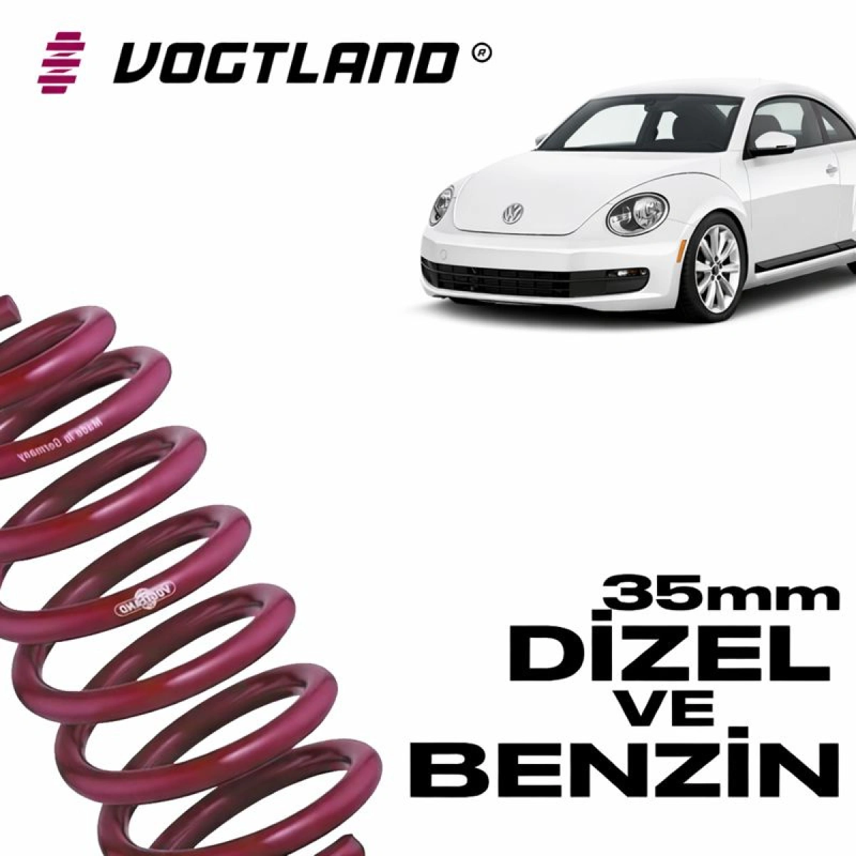 Vogtland 956122 Volkswagen Beetle 35mm Spor Yay