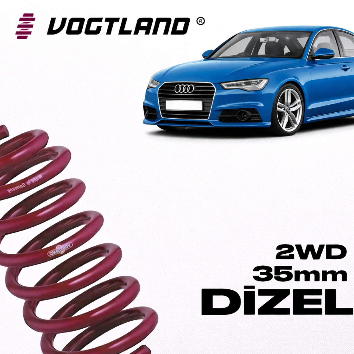 Vogtland 951703 Audi A6 C7 2.0 TDI 2WD 35 mm Spor Yay