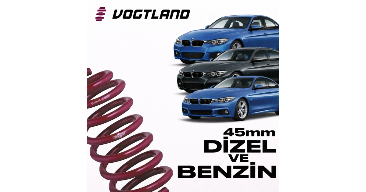 Vogtland 951676 Bmw F30 - F32 - F36 3-4 Serisi 45 mm Spor Yay