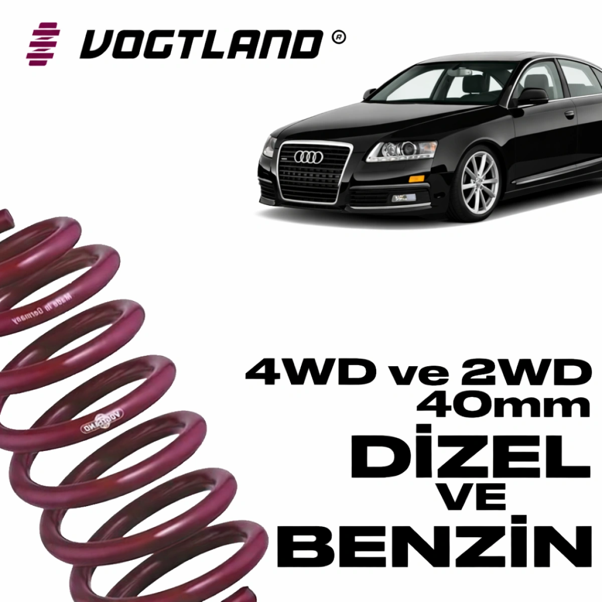 Vogtland 950012 Audi A6 C6 40 mm Spor Yay
