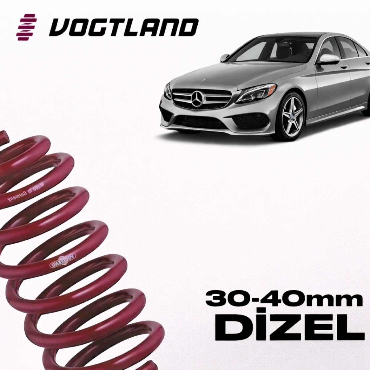 Vogtland 952205 Mercedes W205 Dizel 30-40mm Spor Yay