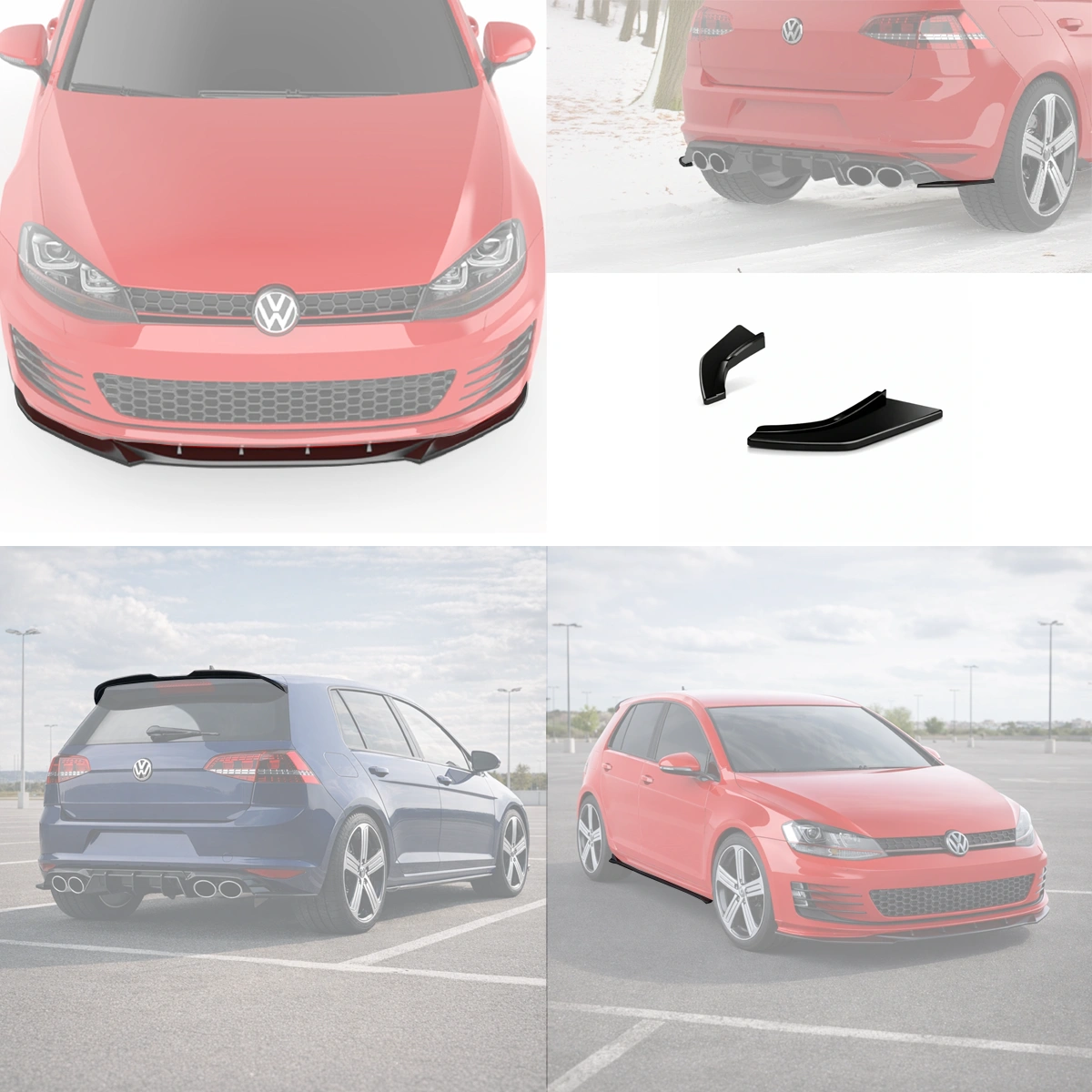 Apex Aero Design - Volkswagen Golf Mk7 GTI (2013-2016) - 6 Parça Body Kit