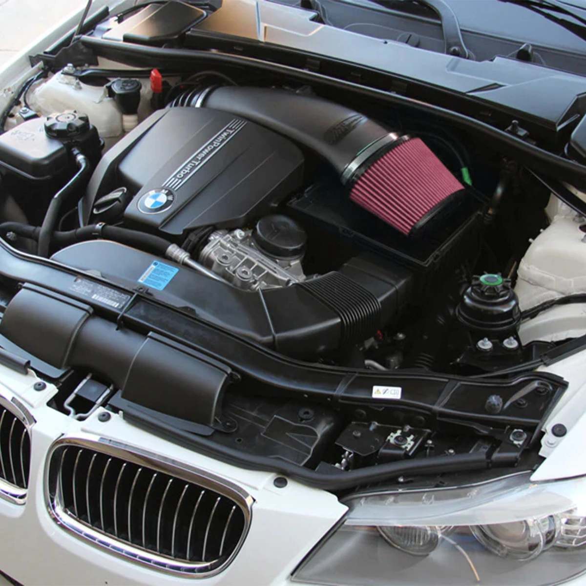 Burger Motorsports - Performance Air Intake Kit Kırmızı - Bmw N55 E Chassis E82-E88-E90-E91-E92-E93-X1