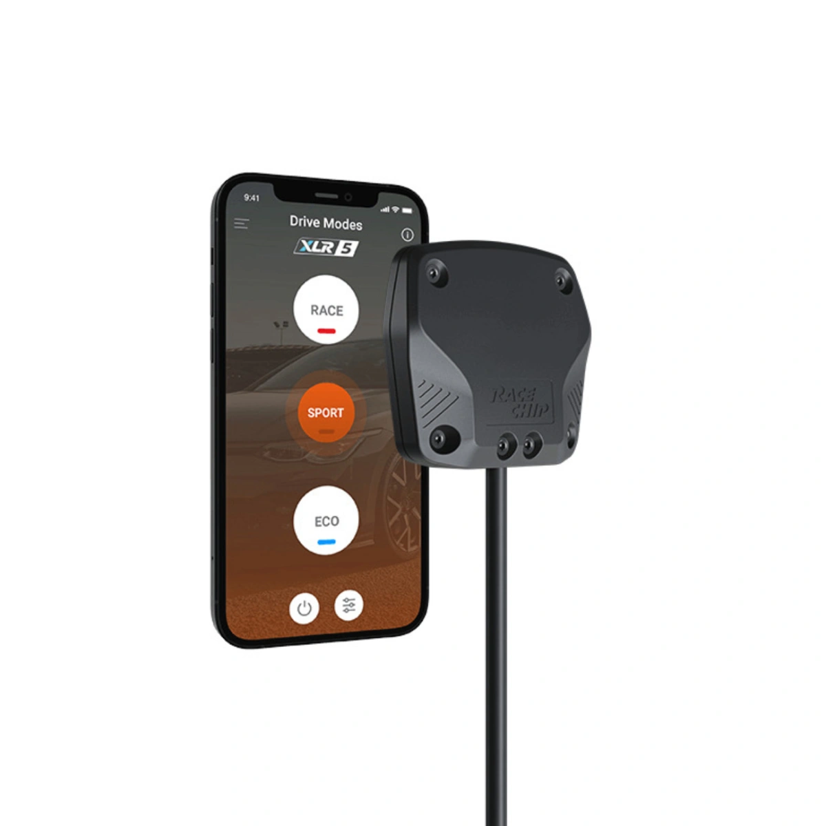 RaceChip XLR5 Volvo XC90 II 2.0 D5 Gaz Pedal Tepkime Cihazı Eco-Sport-Race APP Bluetooth