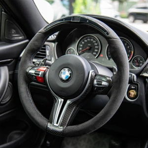 BMW M Performance Elektronik Direksiyon Race Display - Alcantara - Karbon Fiber