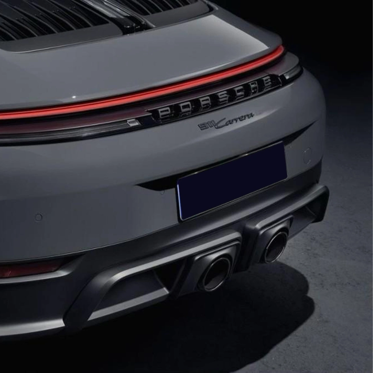 Porsche Design Cayenne Bagaj Yazısı Parlak Siyah - 9Y0853670041