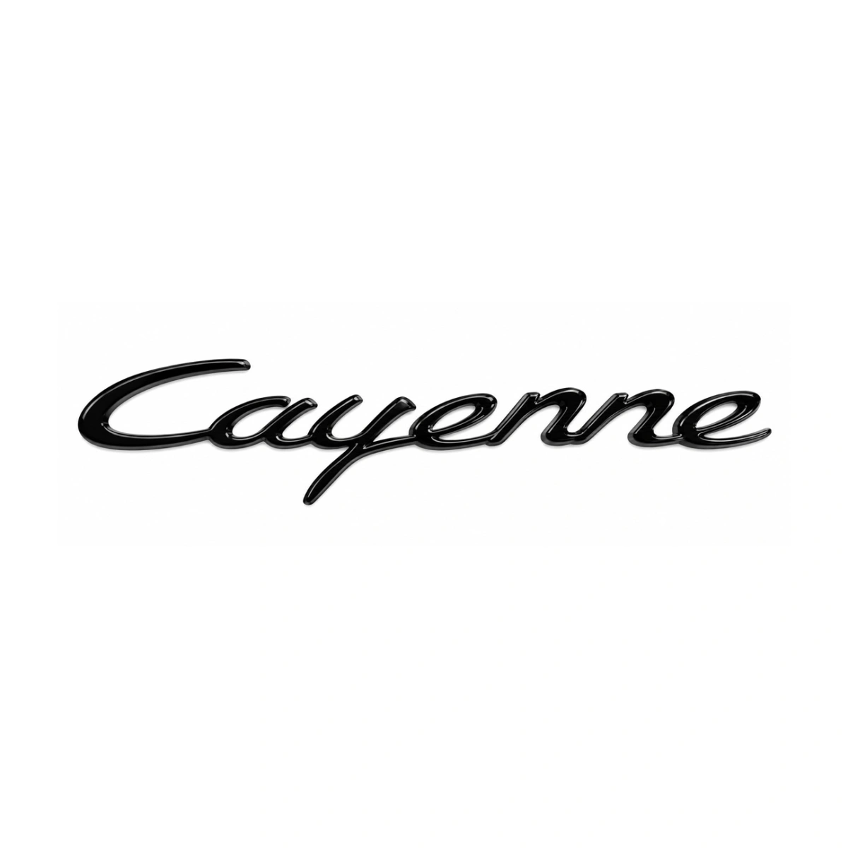 Porsche Design Cayenne Bagaj Yazısı Parlak Siyah - 9Y0853670041