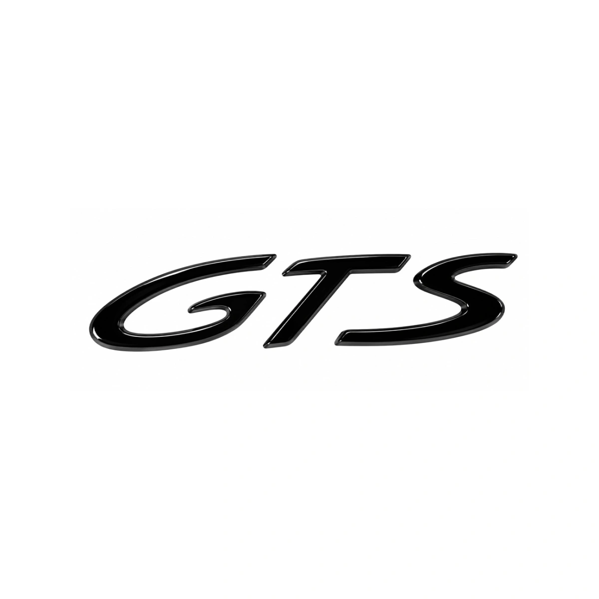 Porsche Design GTS Bagaj Amblemi Parlak Siyah - 971853675J