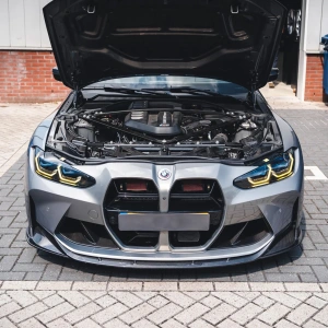 Drifton - BMW M3-M4 G80-G82-G83 Dry Karbon Ön Kaput İç Panel Kapağı 2 Parça Set 2021+