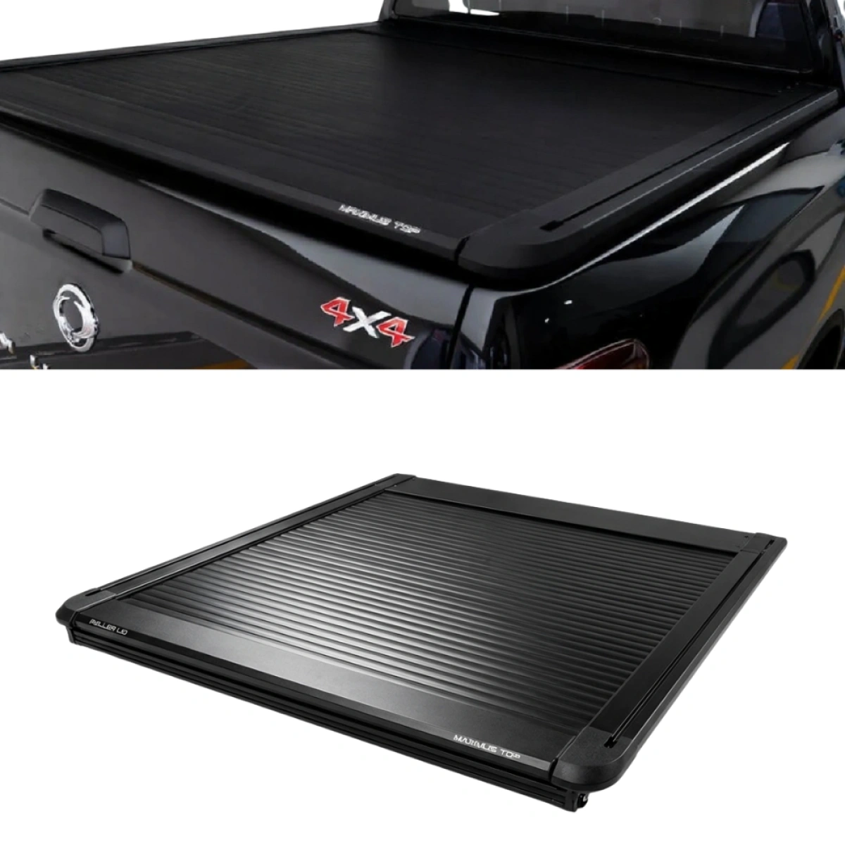 Maximus Top Roller v2 SsangYong Musso Grand Sürgülü Kasa Kapağı (Siyah) - Tonneau Cover