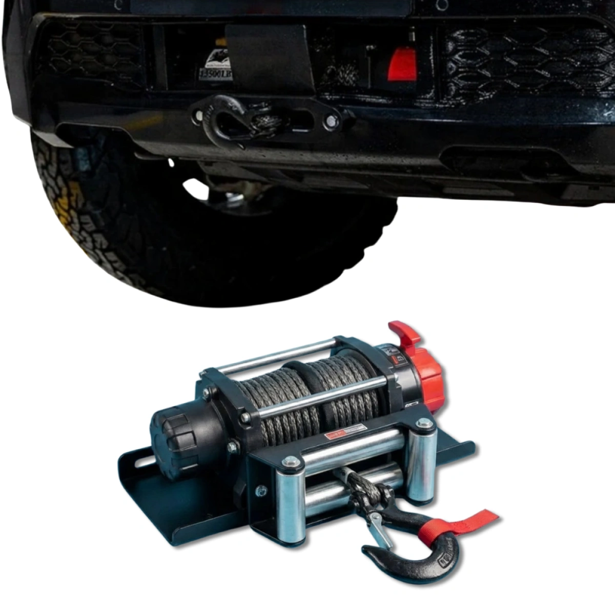 Maximus 13.500LB Vinç - Off-Road Kurtarma Vinci 6124 kg