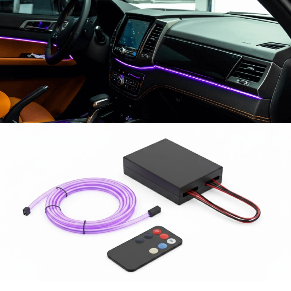 Universal Ambiyans Aydınlatma - Araç İçi LED Atmosfer Aydınlatma Sistemi