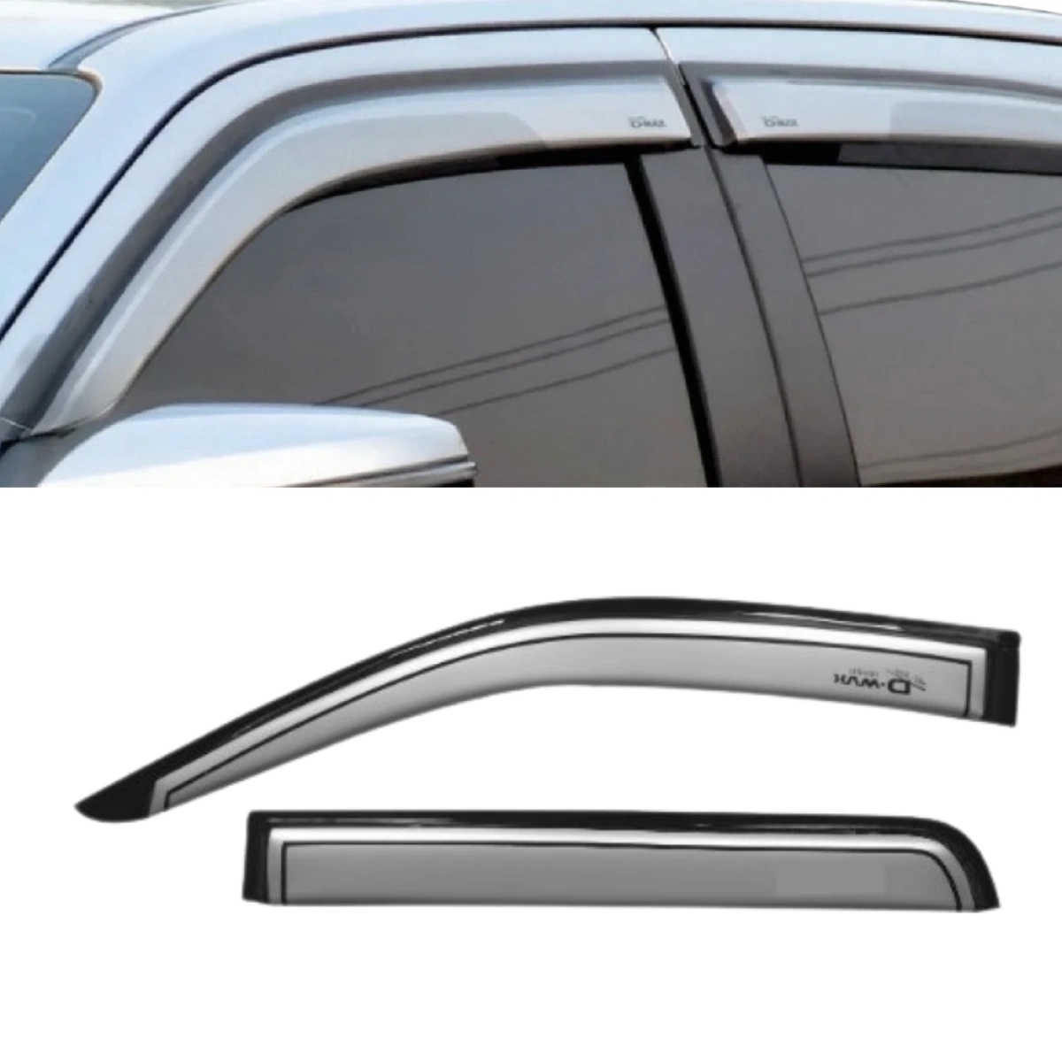 RBS Yan Cam Rüzgarlığı - Vent Visor Yağmur ve Rüzgar Koruma Isuzu D-Max (2019-2023)