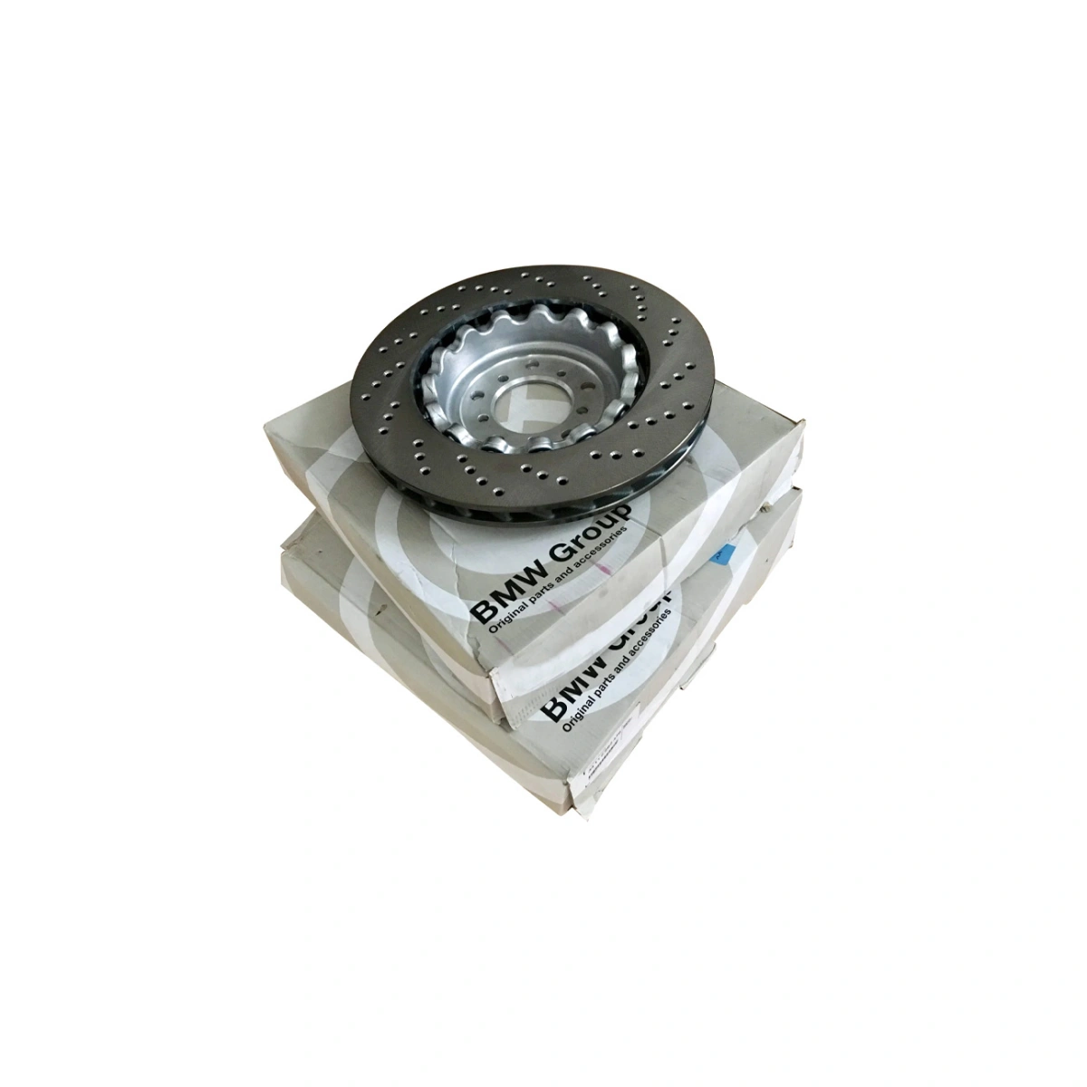 Bmw Genuine Sağ Arka Fren Diski (Delikli) 370x24mm - G80 M3, G82 M4, G87 M2 - 34207889664