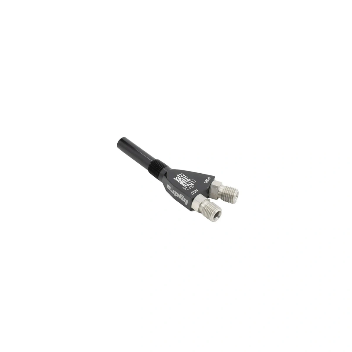 Nitrous Outlet Hydra 1/8" NPT 90° Wet Nitrous Nozzle İki Çıkışlı Alüminyum - 00-40015