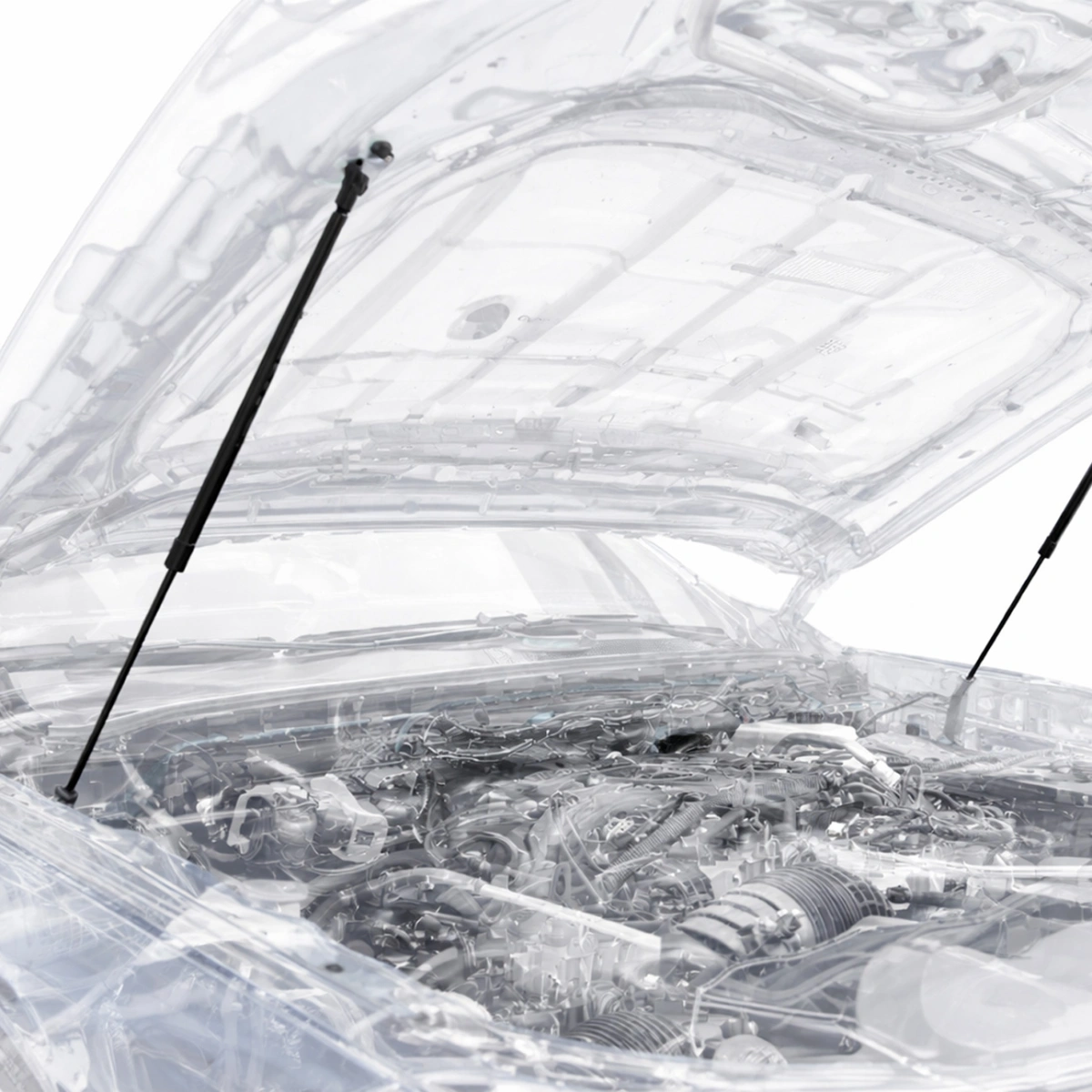 Maximus Top Lift Kaput Amortisörü - VW Amarok Ford Ranger 2023+ Destek Strut