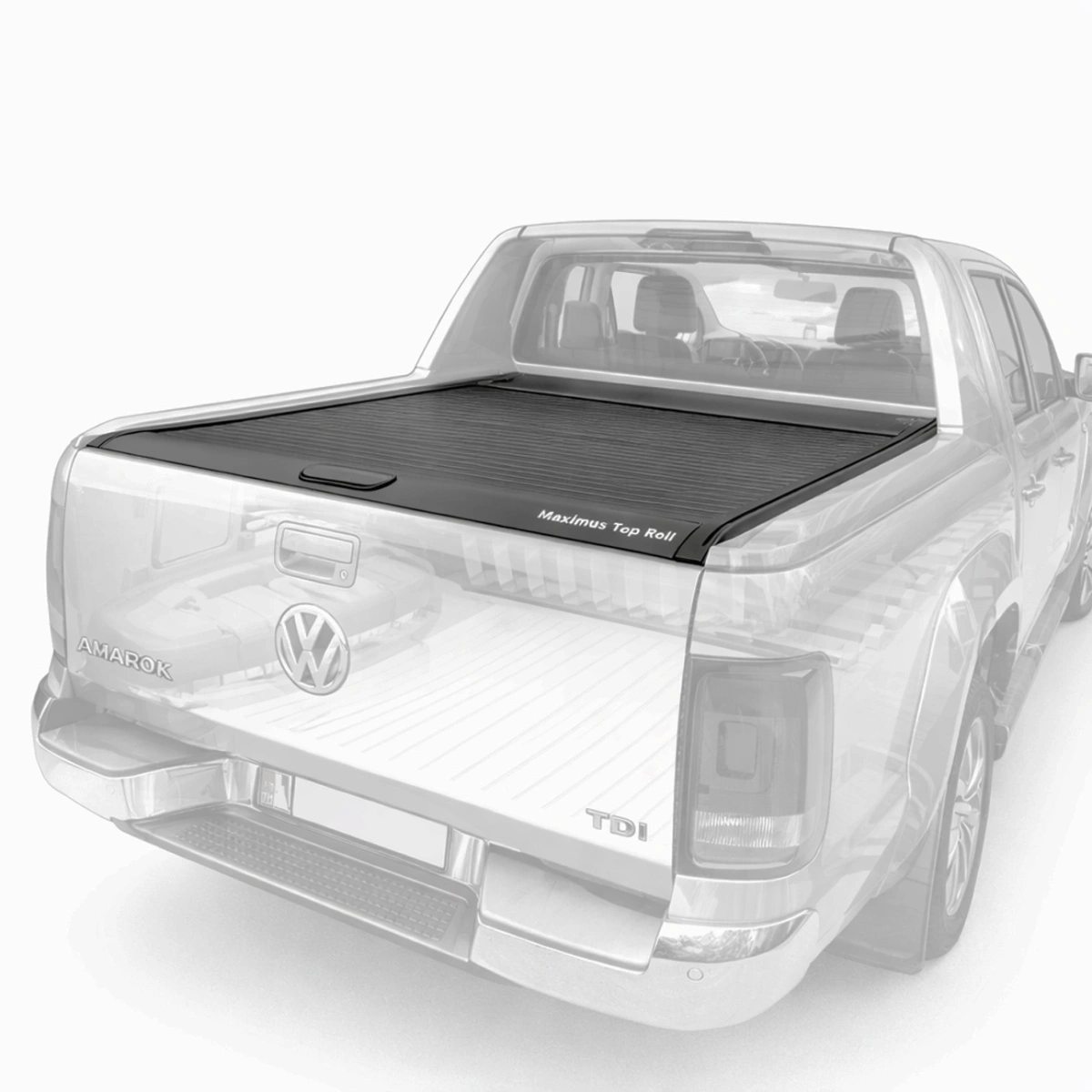 Maximus Top v1 Roller VW Amarok Aventura Sürgülü Kasa Kapağı (Siyah) - Tonneau Cover
