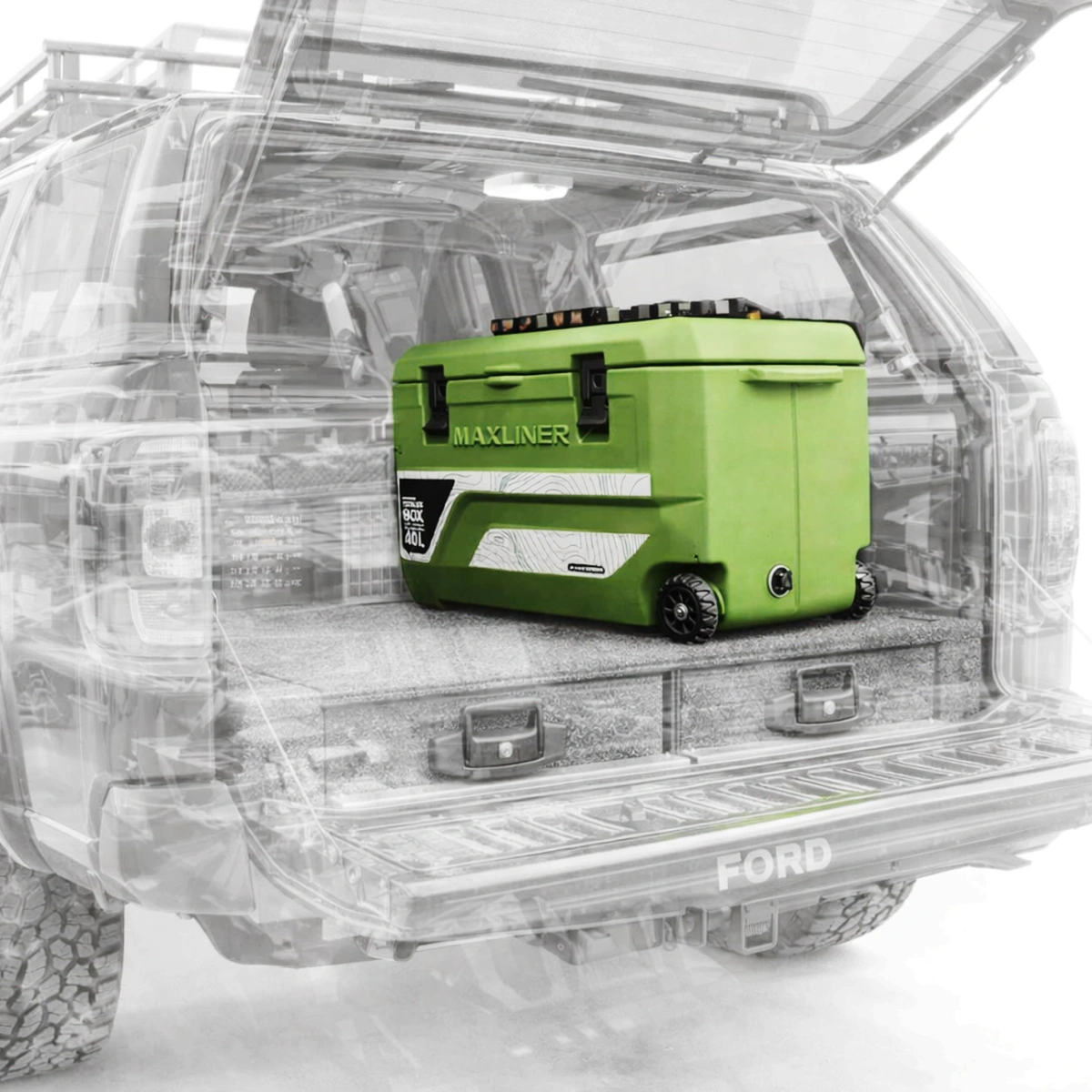 Maxliner Cooler Box - Saklama Soğutucu Kutusu Kamp Off-Road Piknik