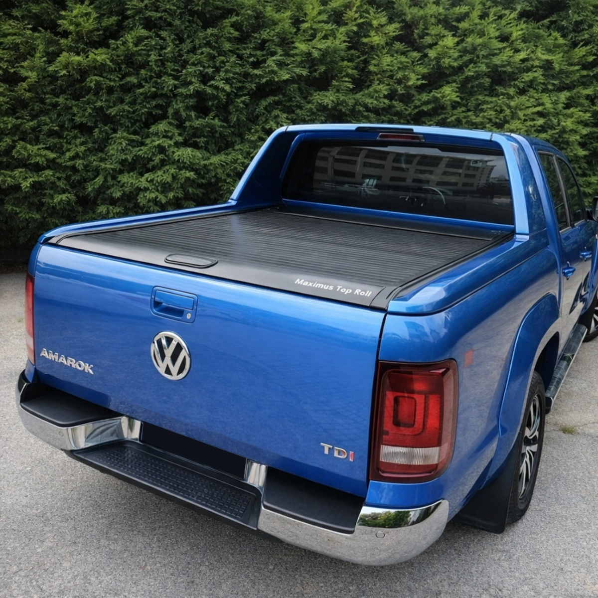 Maximus Top v1 Roller VW Amarok Aventura Sürgülü Kasa Kapağı (Siyah) - Tonneau Cover