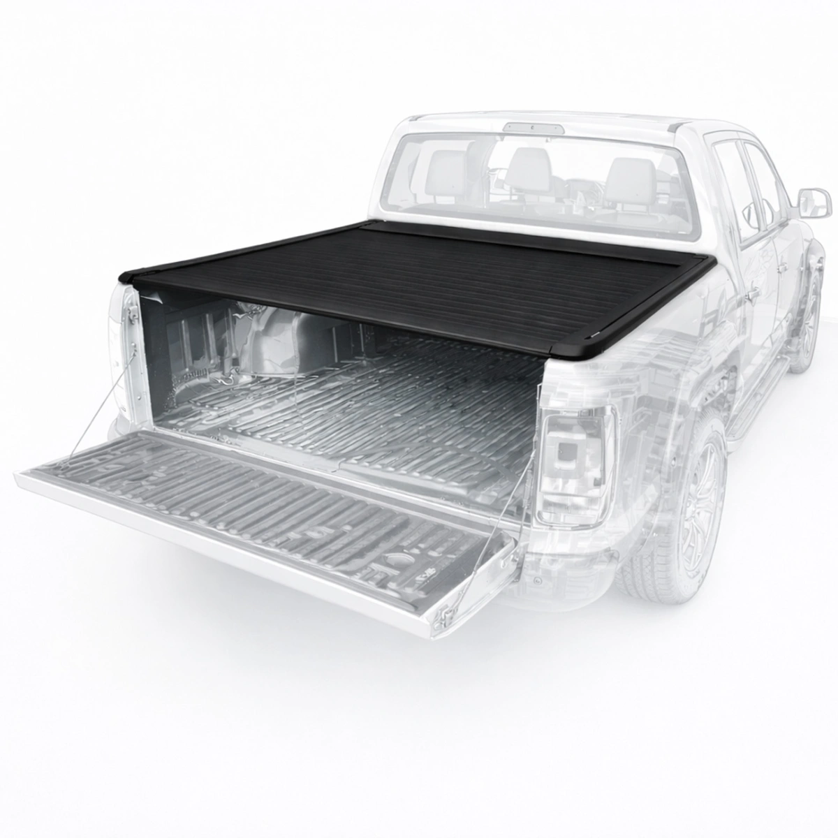 Maximus Top v2 Roller VW Amarok Sürgülü Kasa Kapağı (Siyah) - Tonneau Cover