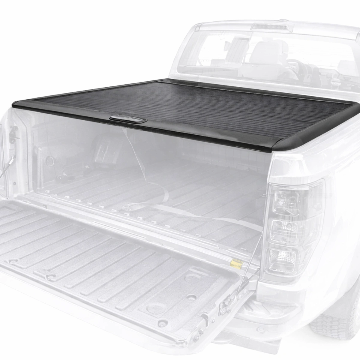 Maximus Top v1 Roller Ford Ranger XLT Sürgülü Kasa Kapağı (Siyah) - Tonneau Cover