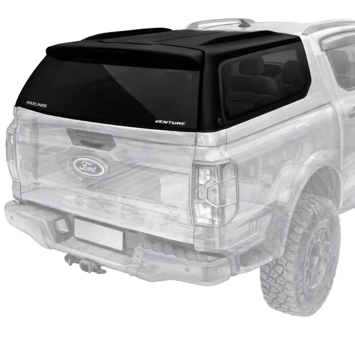 Maxliner Venture Canopy Ford Ranger 2023+ Camlı Hardtop - Premium Kasa Kapağı
