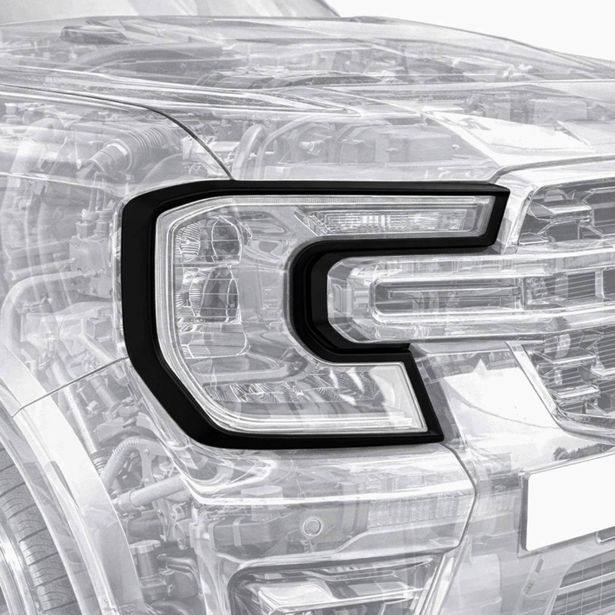 Monde Far Çerçevesi Ford Ranger 2023+