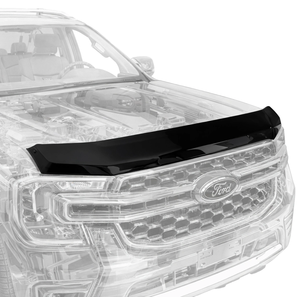 RBS Ön Kaput Rüzgarlığı Ford Ranger 2023+ Hood Deflector - Bug Shield