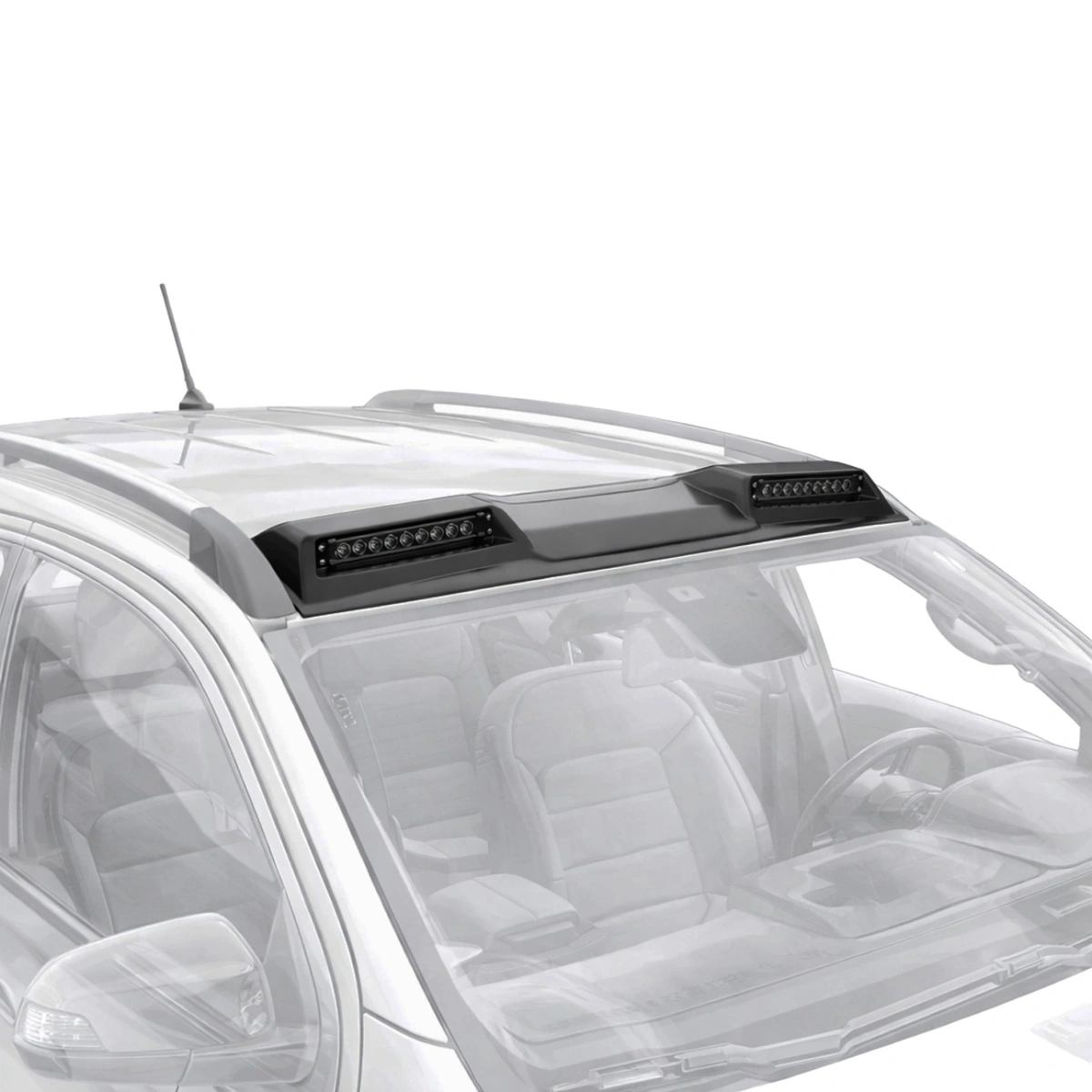 RBS Moonvisor - Ön Cam Tavan Vizörü Off-Road Aksesuar Mitsubishi L200
