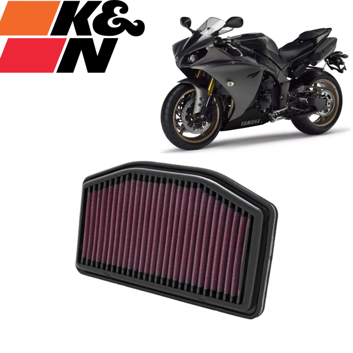 K&N YA-1009 Hava Filtresi - Yamaha YZF R1
