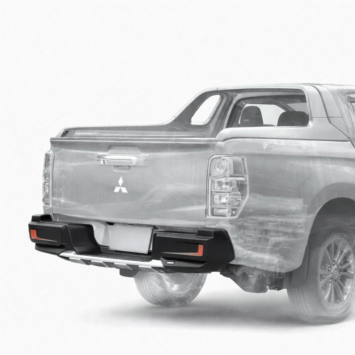 RBS Arka Tampon Mitsubishi L200 - Tampon Koruma Off-Road